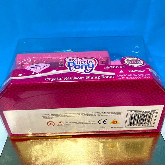 MY LITTLE PONY G3 NWT VTG 2005 CRYSTAL PRINCESS CRYSTAL RAINBOW DINING ROOM RARE - Picture 11 of 14